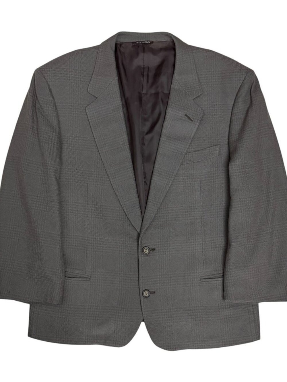 Canali Gray Plaid Sport Coat
